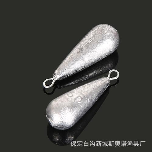 厂家批发铅坠 水滴铅坠 串钩铅坠 水滴挂环铅坠 渔具配件批发